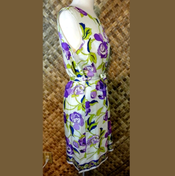 NWT Vtg 50's LEILA FASHIONS -MIAMI House Dress. Lg - Picture 2 of 6